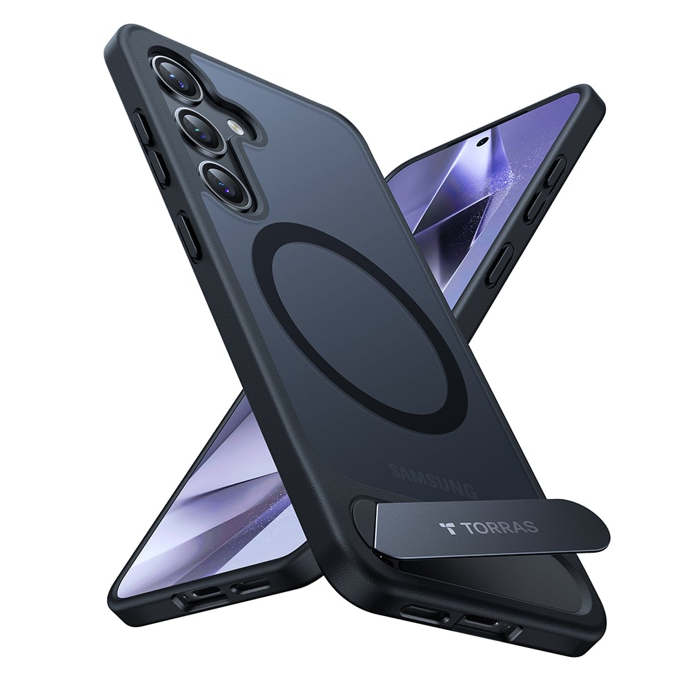 Torras Pstand - θήκη για Samsung Galaxy S24 - Μαύρο - Image 2