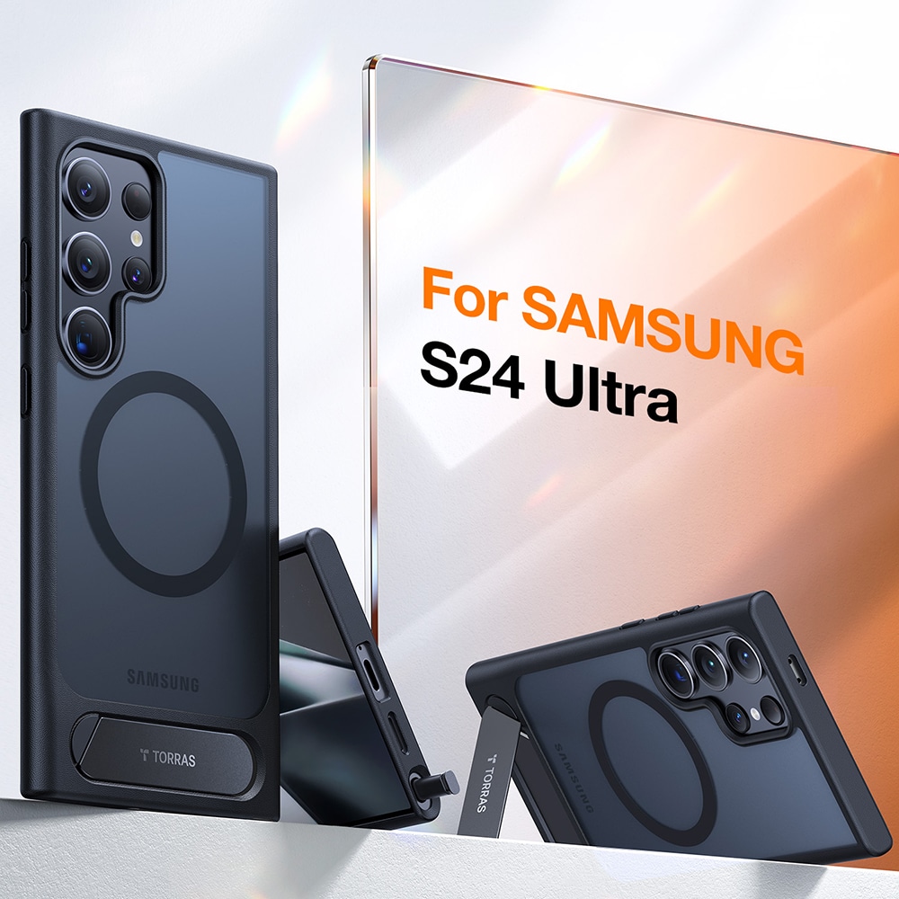 Torras Pstand - θήκη για Samsung Galaxy S24 Ultra - Μαύρο - Image 4