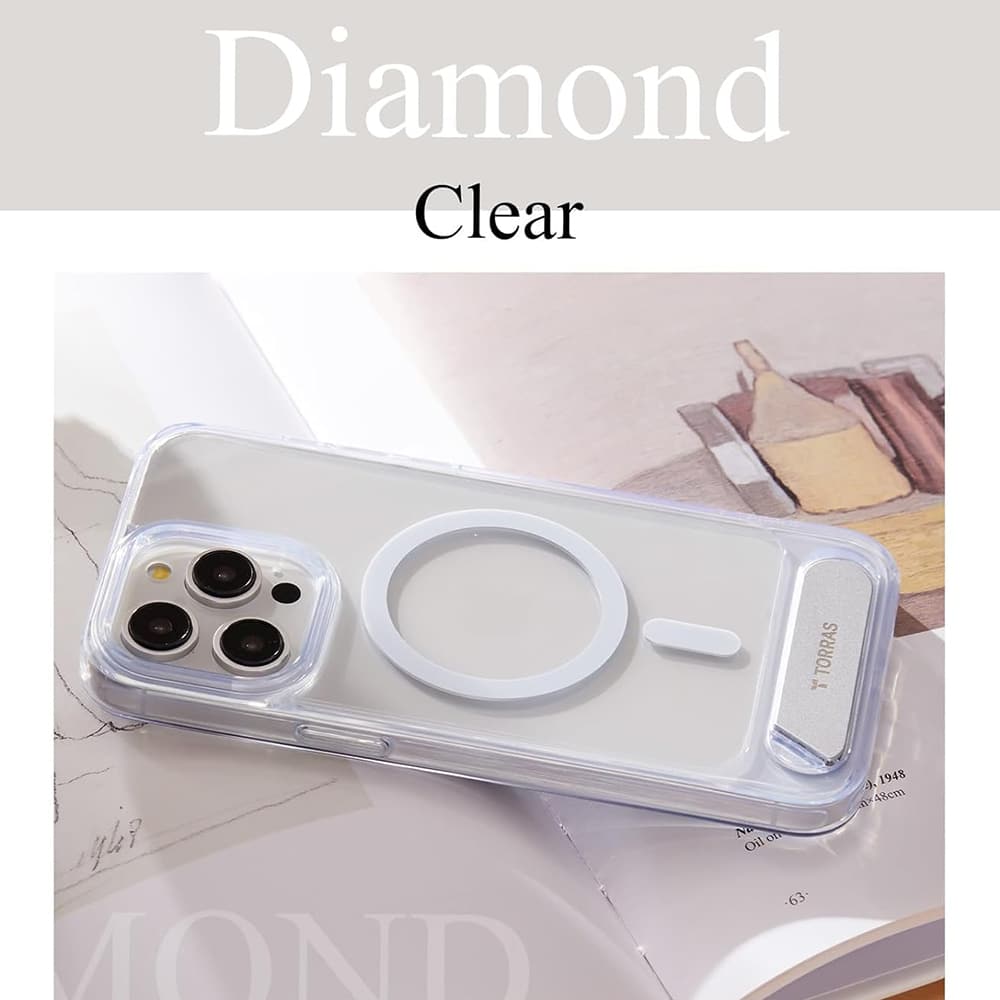 Torras Pstand - θήκη για Apple iPhone 15 Pro Max - Διάφανο - Image 5