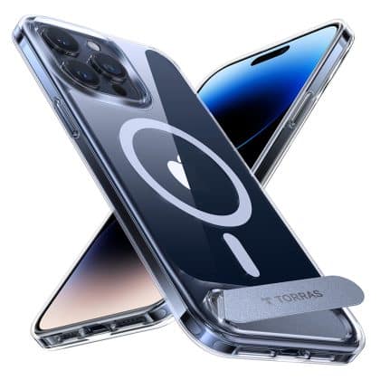 Torras Pstand - θήκη για Apple iPhone 15 Pro Max - Διάφανο