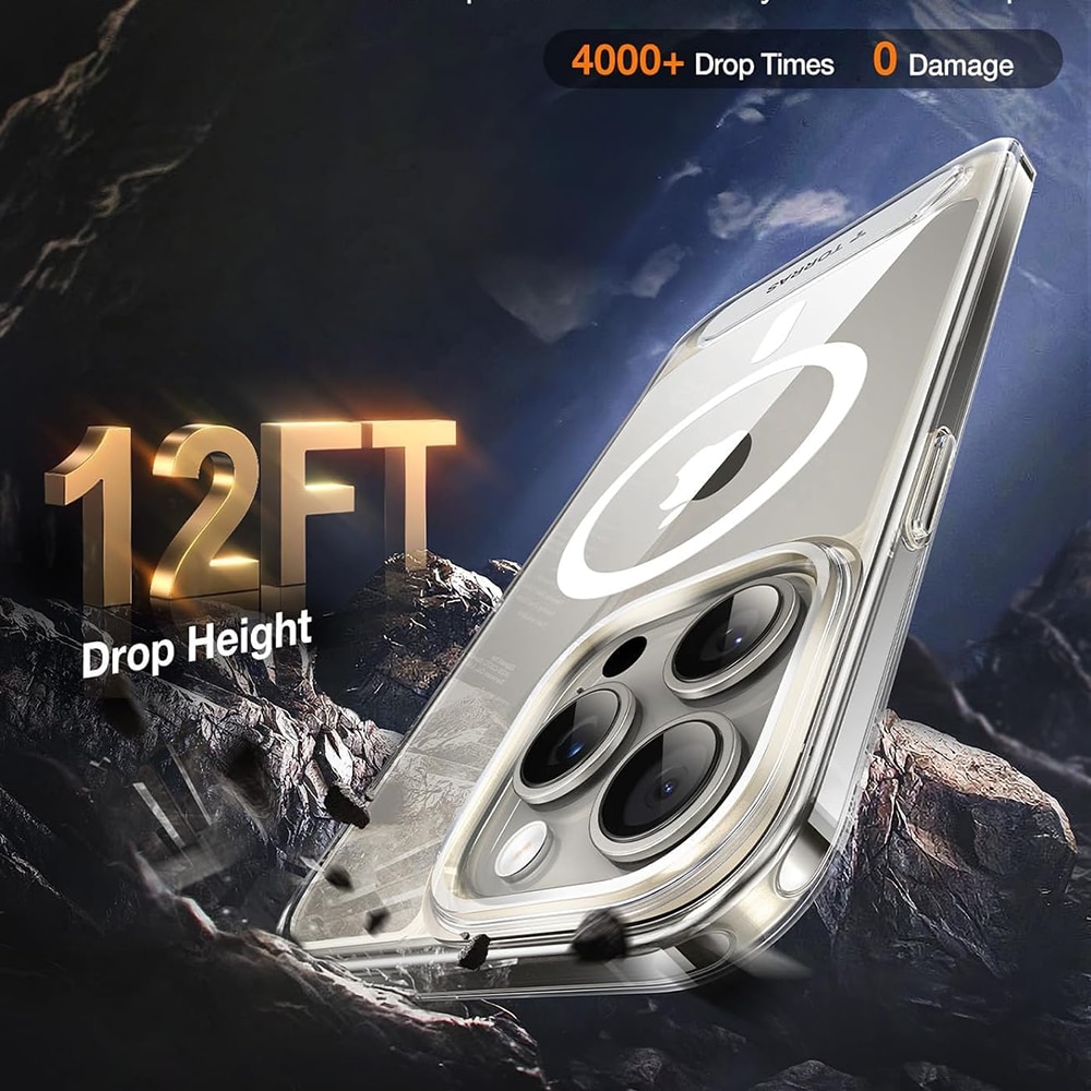 Torras Pstand - θήκη για Apple iPhone 15 Pro Max - Διάφανο - Image 3