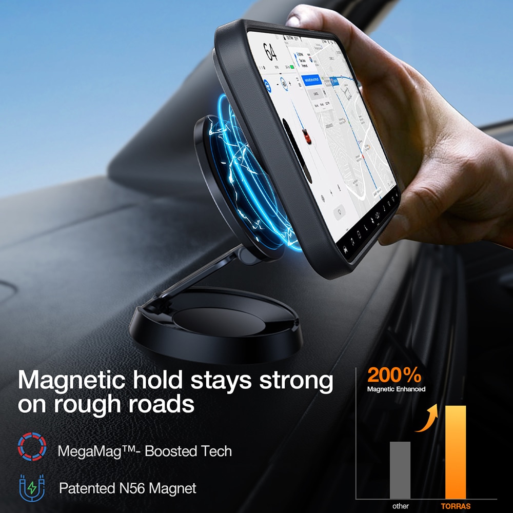 Torras Pstand - θήκη για Apple iPhone 16 Pro Max - Μαύρο - Image 4