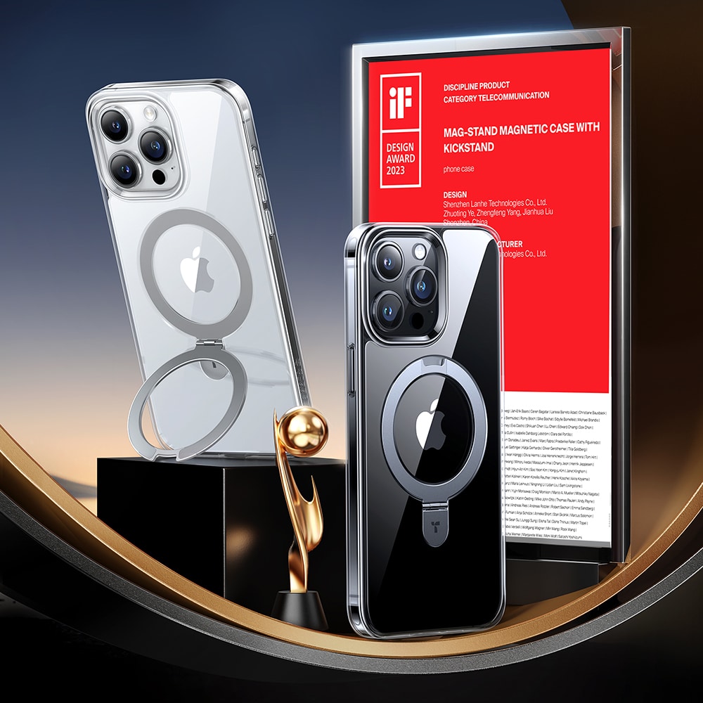 Torras Ostand MagSafe Series - θήκη για Apple iPhone 15 Pro - Διάφανο - Image 2