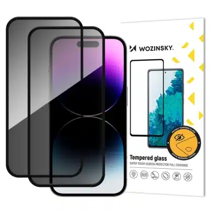 Wozinsky Privacy Προστασία Οθόνης  Για iPhone 17 / 16 Pro, Σετ 2 Τεμ.