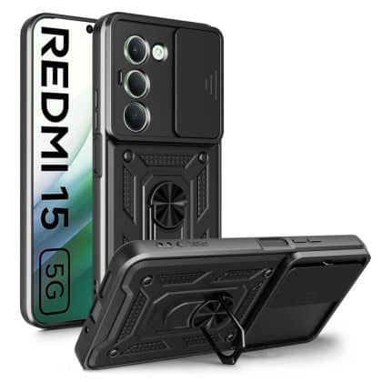 TECH-PROTECT Camshield Pro - θήκη για Xiaomi Redmi 15 / Note 15 4G - Μαύρο