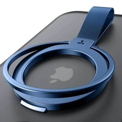Torras - Ostand Magnetic Ring - 360° Rotatable Stand, Phone Holder/grip, Easy Attach - Navy Blue