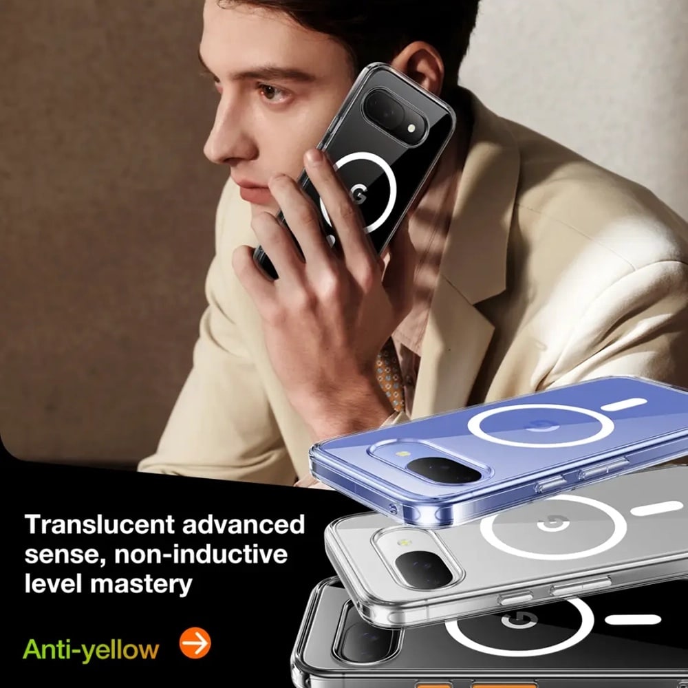 Torras Diamond MagSafe Series - θήκη για Google Pixel 9a - Διάφανο - Image 4
