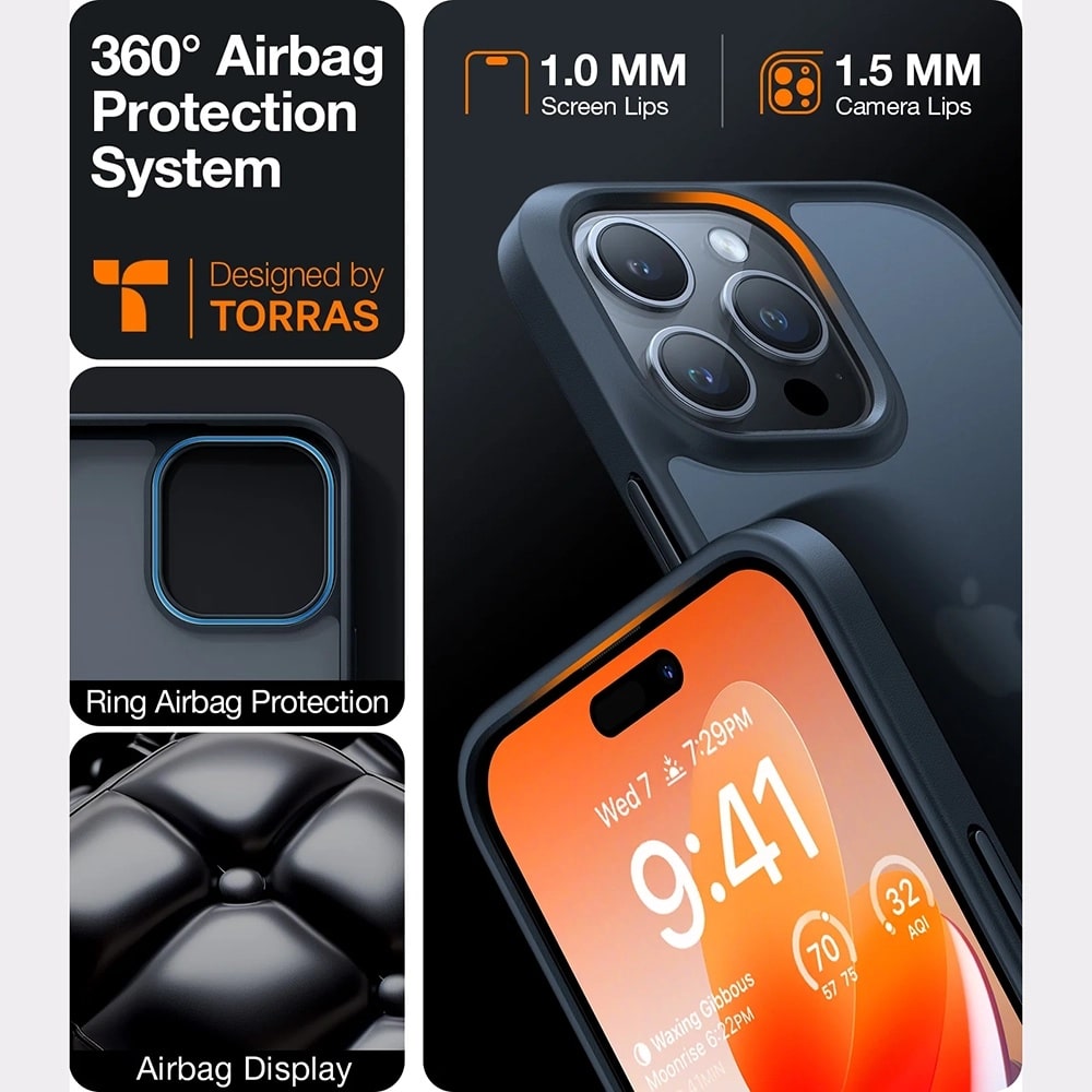 Torras Guardian Series - θήκη για Samsung Galaxy A56 - Μαύρο - Image 5