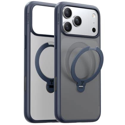 Torras Ostand Spin - θήκη για Apple iPhone 17 Pro Max - Μπλε