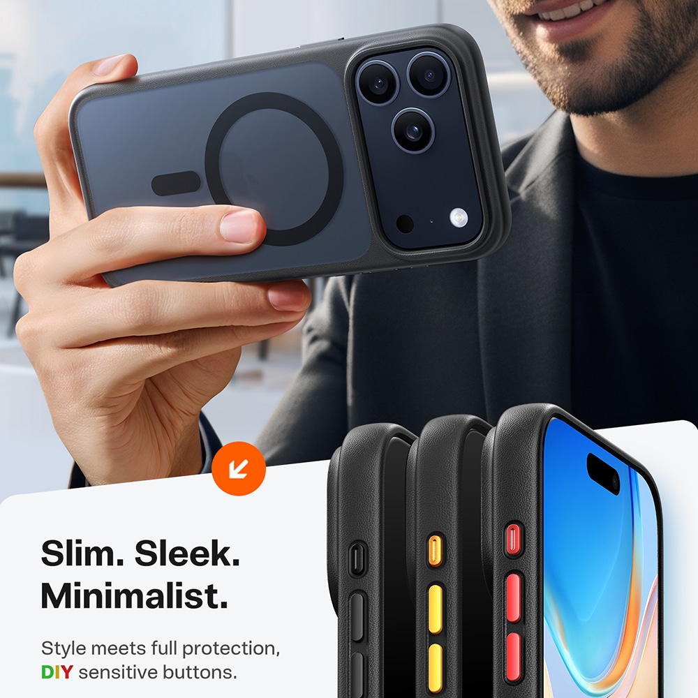 Torras Guardian Magnetic Series - θήκη για Apple iPhone 17 Pro - Μαύρο - Image 3