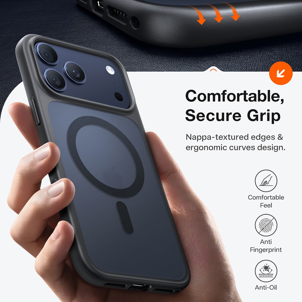 Torras Guardian Magnetic Series - θήκη για Apple iPhone 17 Pro - Μαύρο - Image 2