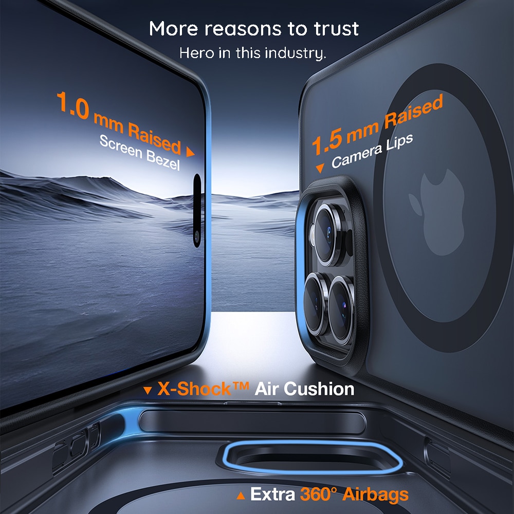 Torras Pstand - θήκη για Apple iPhone 17 - Μαύρο - Image 7