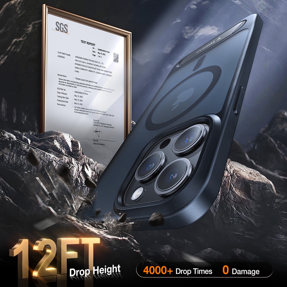 Torras Pstand - θήκη για Apple iPhone 17 - Μαύρο - Image 4