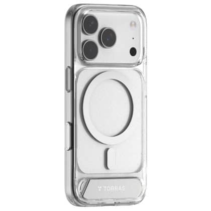 Torras Pstand - θήκη για Apple iPhone 17 Pro Max - Διάφανο