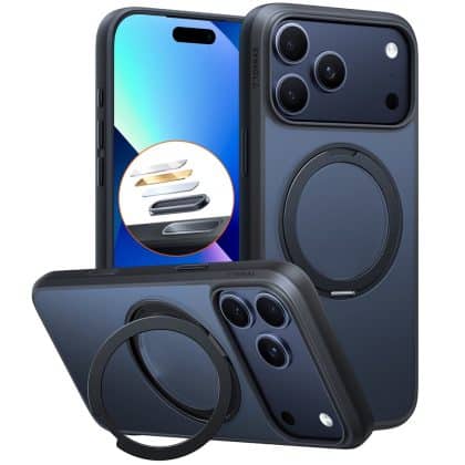 Torras Ostand Pro Series - θήκη για Apple iPhone 17 Pro - Μαύρο