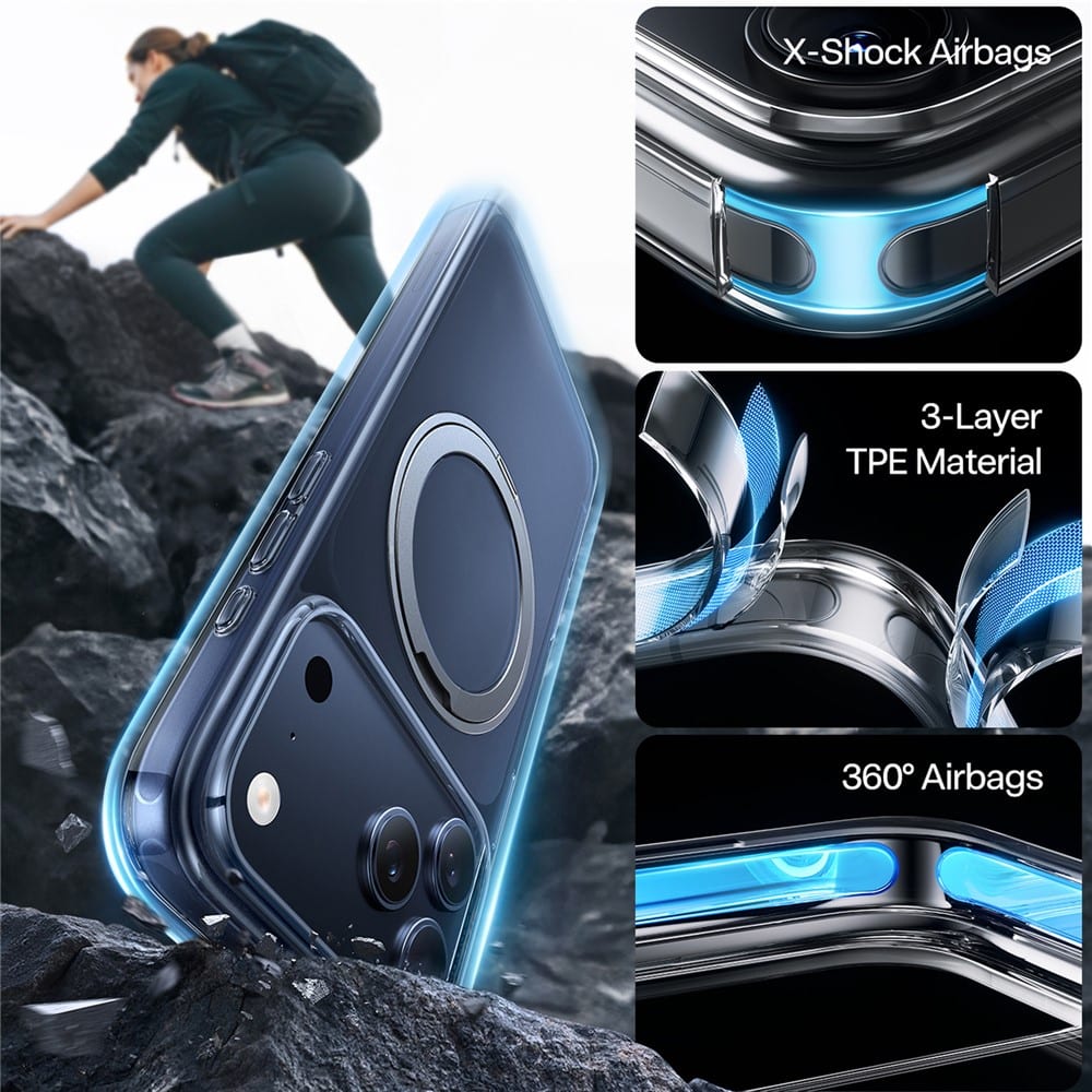Torras Ostand Pro Series - θήκη για Apple iPhone 17 Pro Max - Διάφανο - Image 5