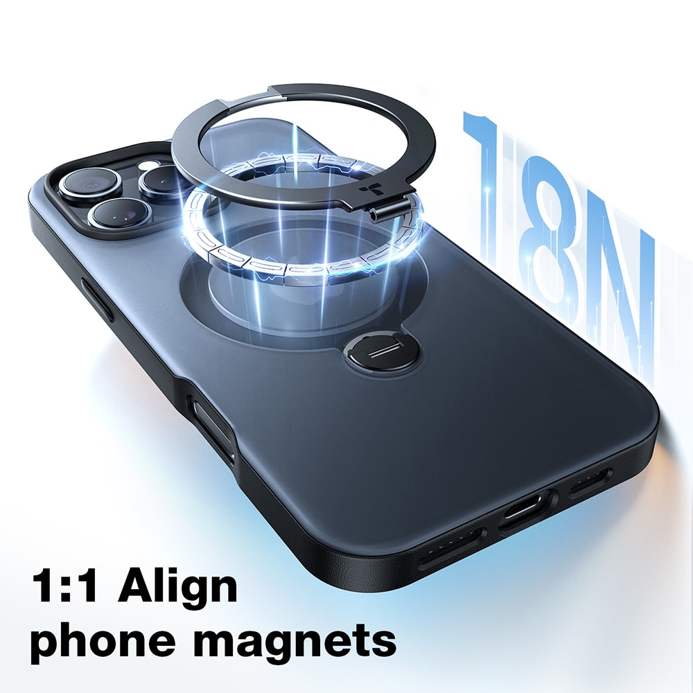 Torras Ostand Spin - θήκη για Apple iPhone 17 - Μαύρο - Image 7