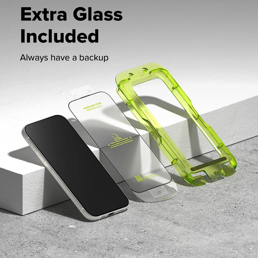 Ringke - Easy Slide Θωράκιση Από Γυαλί (2 Τεμάχια) - iPhone 17 Pro Max - Διαφάνεια - Image 4