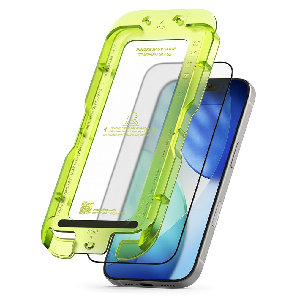 Ringke - Tempered Glass Easy Slide (2 Τεμάχια) - iPhone 17 Pro - Διαφανές - Image 2