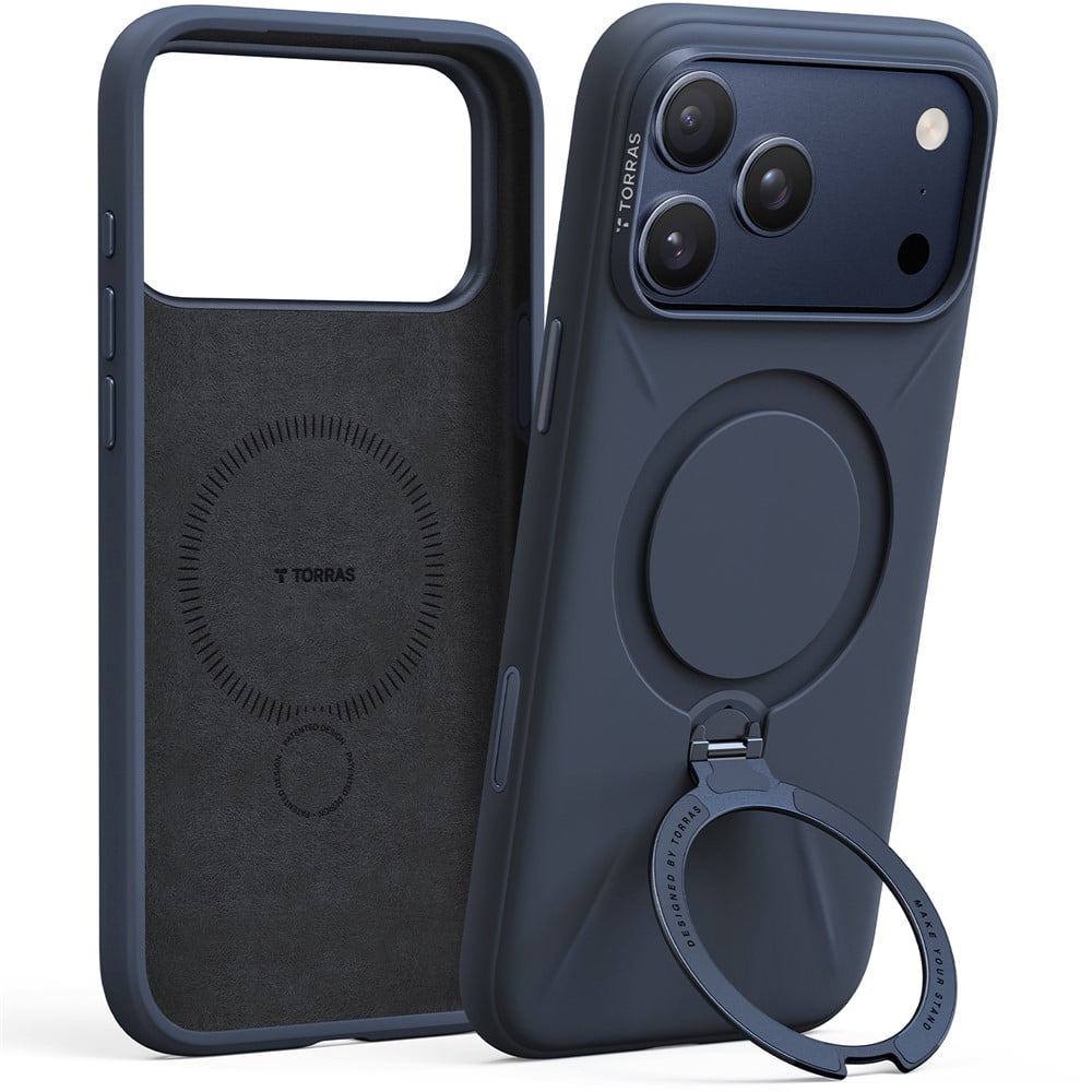 Torras - Σειρά Qpro Silicone - iPhone 17 Pro - Ναυτικό Μπλε - Image 2