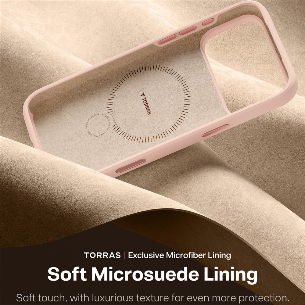 Torras QPRO Silicone Series - θήκη για Apple iPhone 17 Pro - Ροζ - Image 3