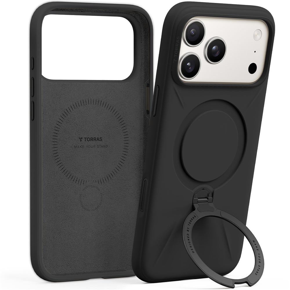 Torras QPRO Silicone Series - θήκη για Apple iPhone 17 Pro - Μαύρο - Image 2