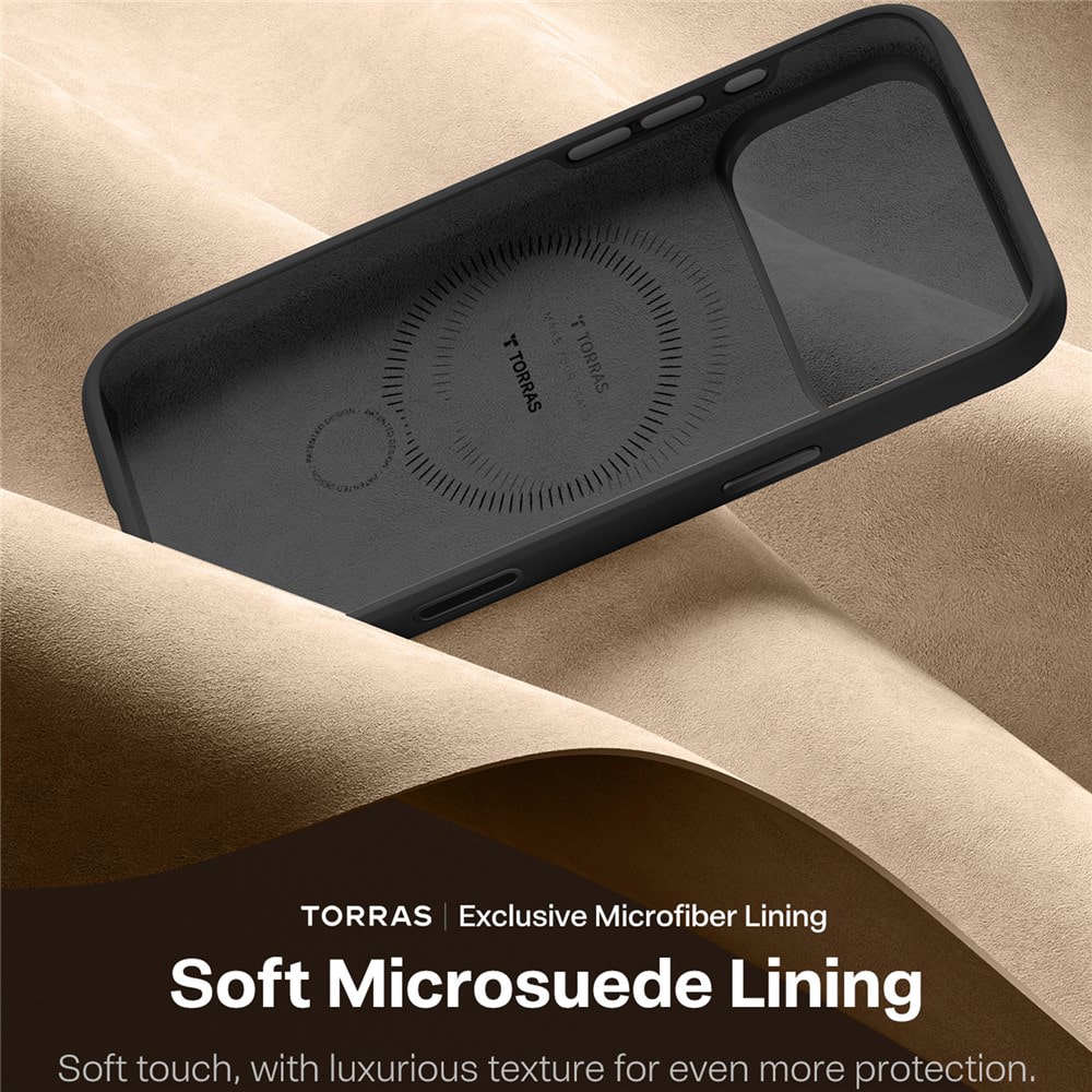 Torras QPRO Silicone Series - θήκη για Apple iPhone 17 Pro - Μαύρο - Image 3