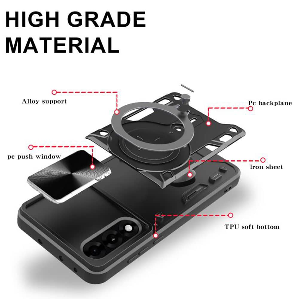 Techsuit CamGuard Pro - θήκη για Oneplus Nord 5 - Μαύρο - Image 2