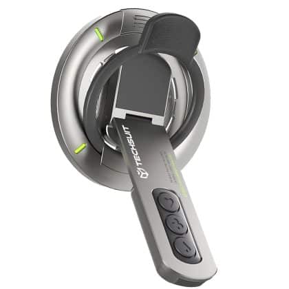 Techsuit - Premium Stand Magsafe Alustandx (sb1) - Γκρι, Ρυθμιζόμενη Βάση 360° Από Αλουμίνιο Και Ψευδάργυρο