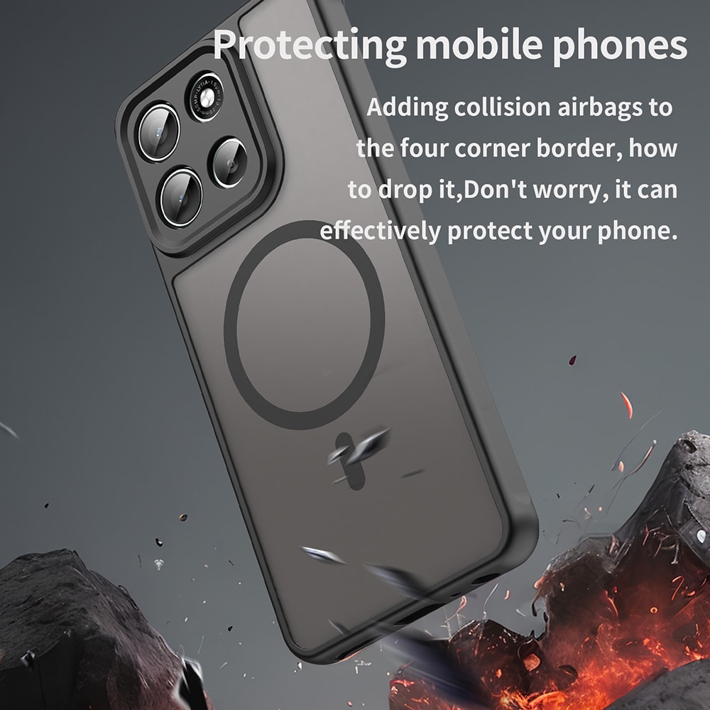 Techsuit HaloFrost II MagSafe - θήκη για Motorola Moto G86 - Μαύρο - Image 6