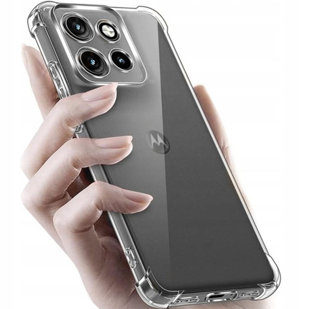 Techsuit Shockproof Clear Silicone - θήκη για Motorola Moto G86 Power - Διάφανο - Image 4
