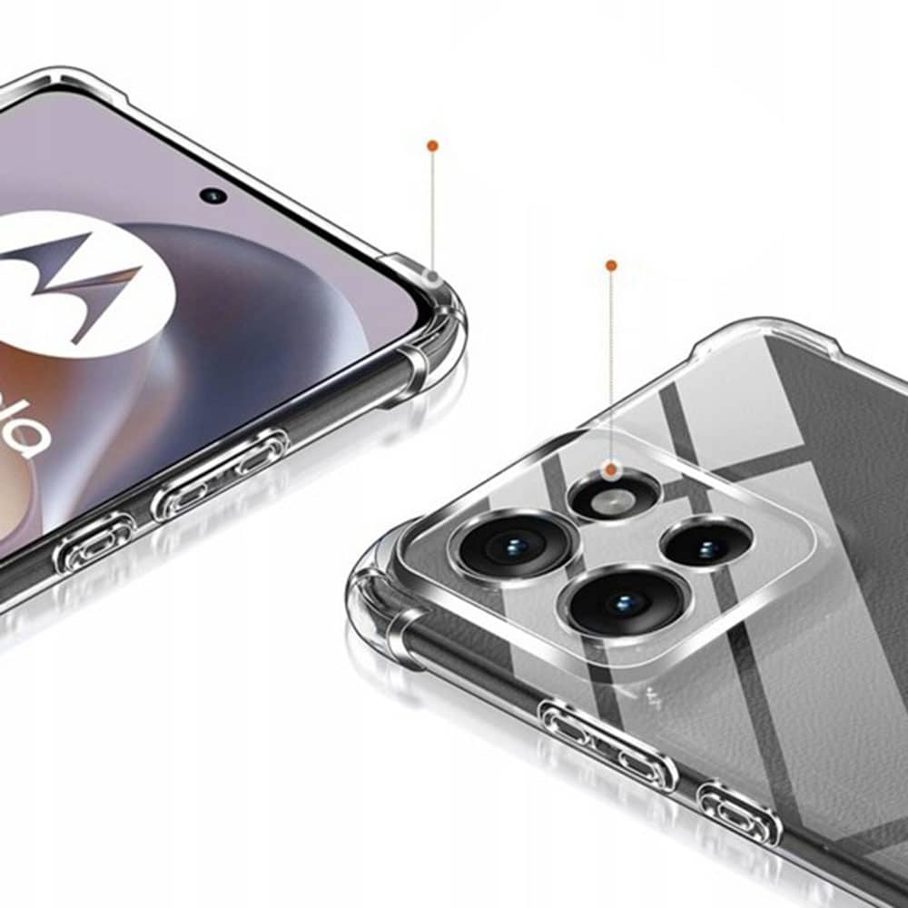 Techsuit Shockproof Clear Silicone - θήκη για Motorola Moto G86 Power - Διάφανο - Image 3