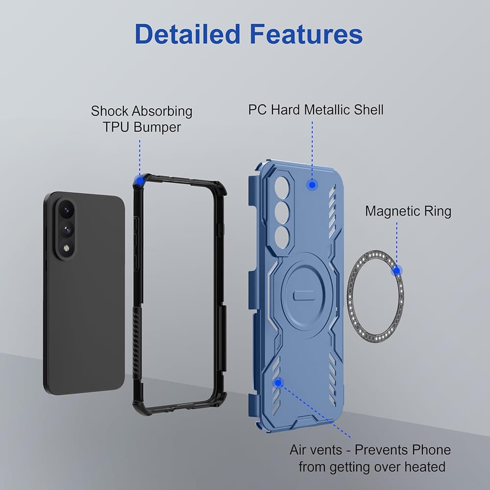 Techsuit - Armormag Θήκη - Oneplus Nord 5 - Μπλε - Image 6
