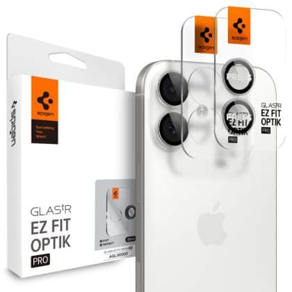 Spigen - Optik.tr Ez Fit Pro Οθόνη Κάμερας (πακέτο 2 Τεμαχίων) - iPhone 17 / iPhone 16 Plus / iPhone 16 - Ασημί