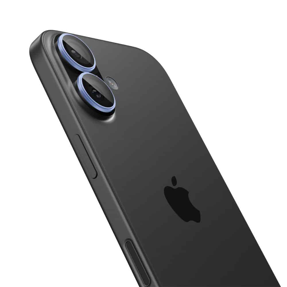 Spigen - Optik.tr Ez Fit Pro Γυαλί Κάμερας (2 Τεμάχια) - iPhone 17 / iPhone 16 Plus / iPhone 16 - Μπλε - Image 3