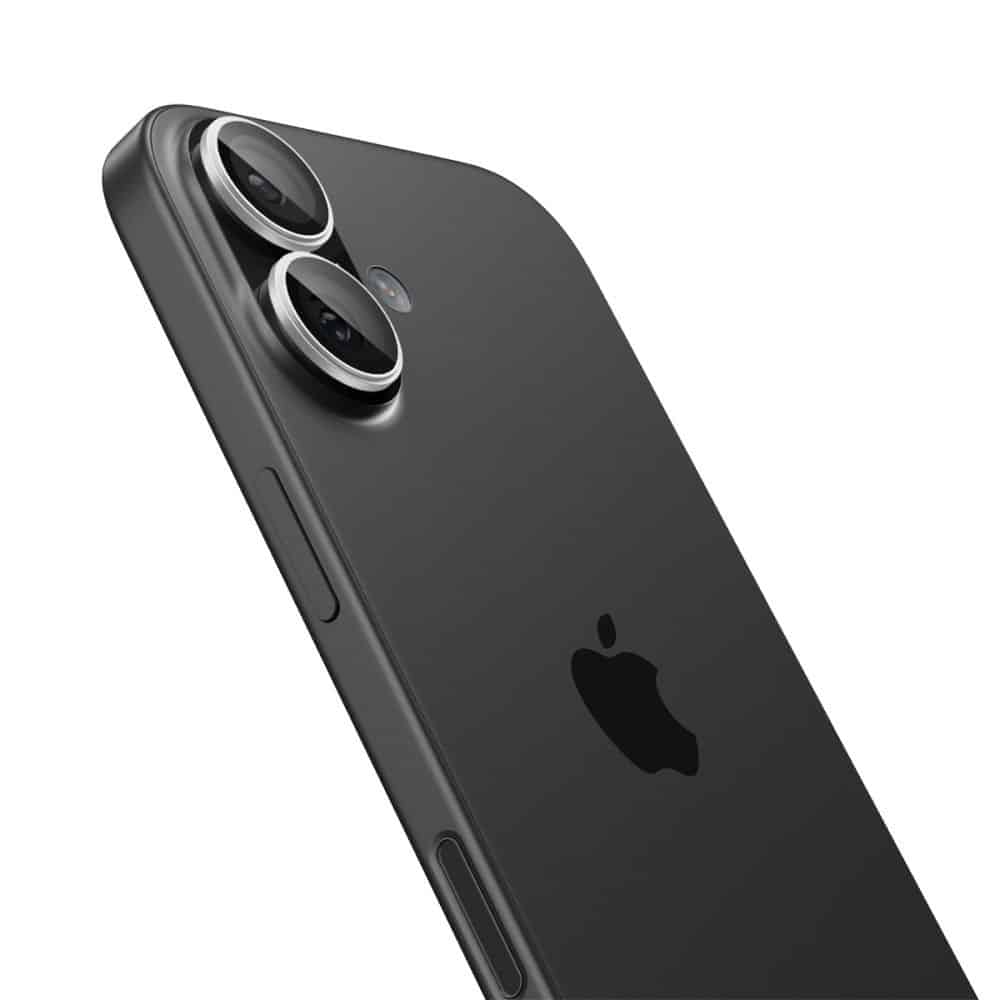 Spigen - Optik.tr Ez Fit Pro Οθόνη Κάμερας (πακέτο 2 Τεμαχίων) - iPhone 17 / iPhone 16 Plus / iPhone 16 - Ασημί - Image 6