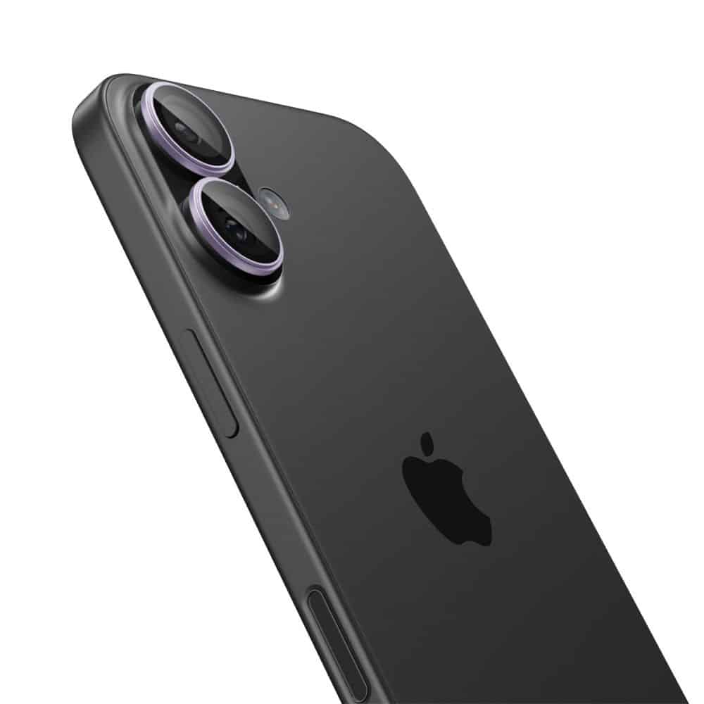 Spigen - Optik.tr Ez Fit Pro Γυαλί Κάμερας (2 Τμχ) - iPhone 17 / iPhone 16 Plus / iPhone 16 - Μωβ - Image 3