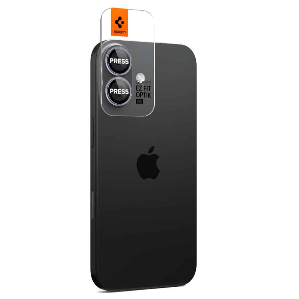 Spigen - Optik.tr Ez Fit Pro Γυαλί Κάμερας (2 Τμχ) - iPhone 17 / iPhone 16 Plus / iPhone 16 - Μωβ - Image 2