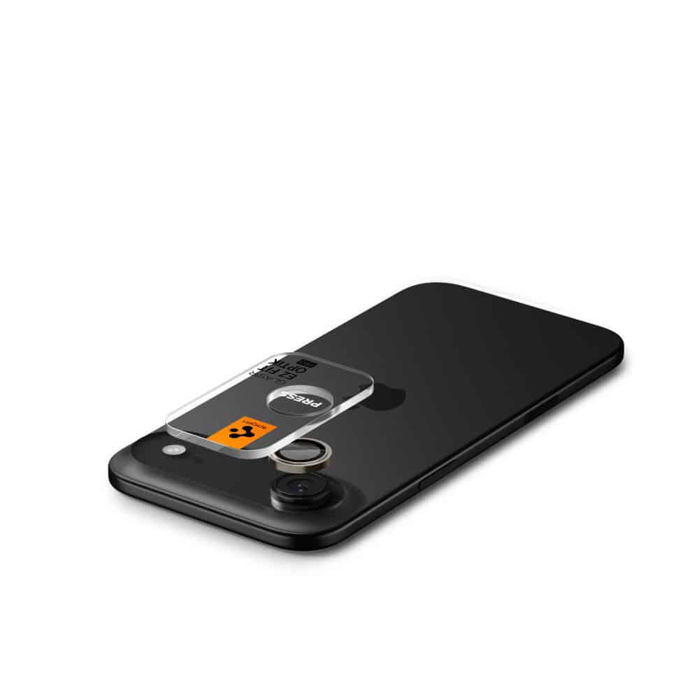 Spigen - Optik.tr Ez Fit Pro Γυαλί Κάμερας (2 Τεμάχια) - iPhone 17 Air - Χρυσό - Image 5