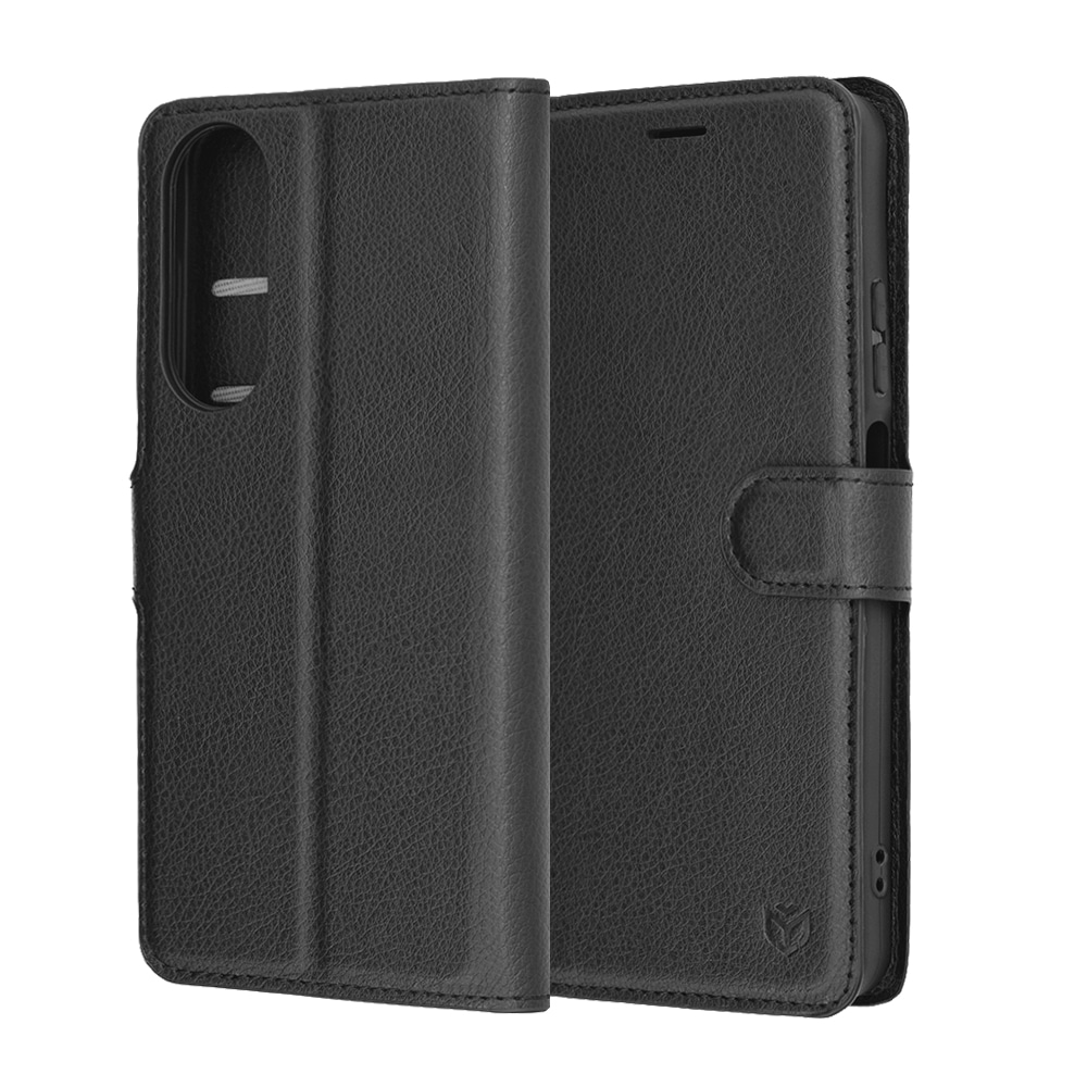 Techsuit Leather Folio - θήκη για Oneplus Nord 5 - Μαύρο - Image 6