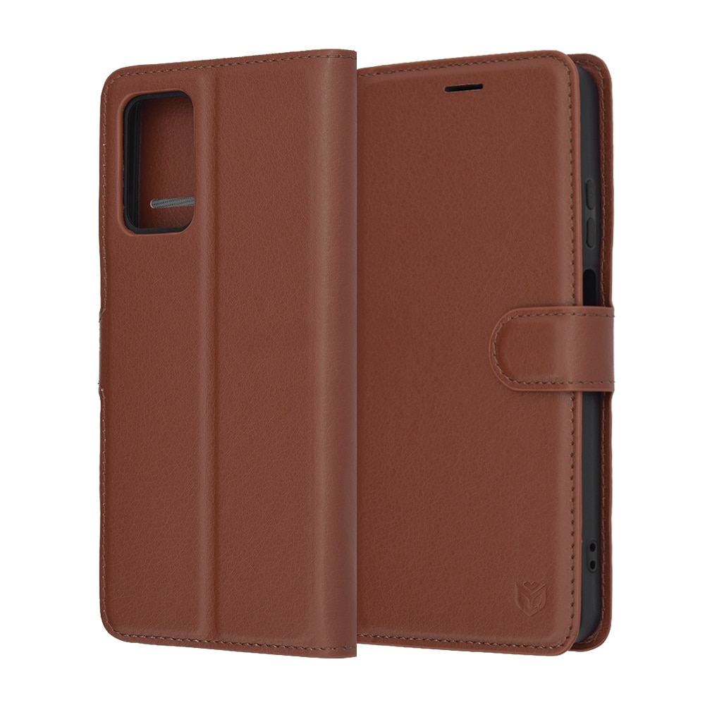 Techsuit Leather Folio - θήκη για Motorola Moto G05 / E15 - Καφέ - Image 6