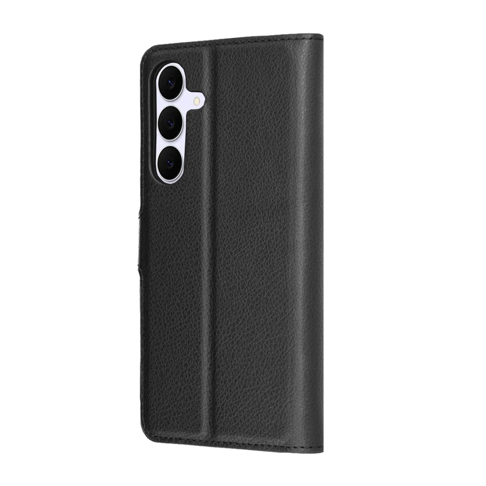 Techsuit Leather Folio - θήκη για Samsung Galaxy S25 FE - Μαύρο - Image 5