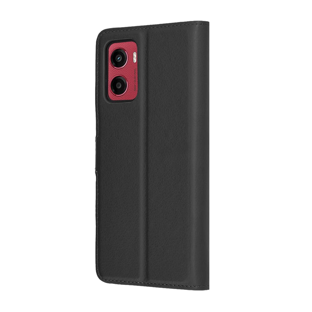 Techsuit Leather Folio - θήκη για Motorola Moto G05 / E15 - Μαύρο - Image 5