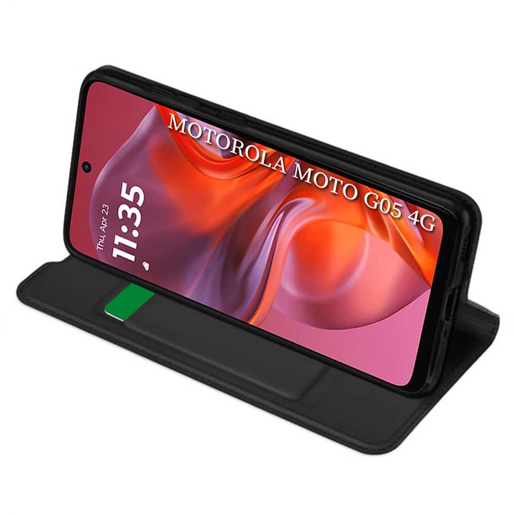 Techsuit Magskin Book - θήκη για Motorola Moto G05 - Μαύρο - Image 2