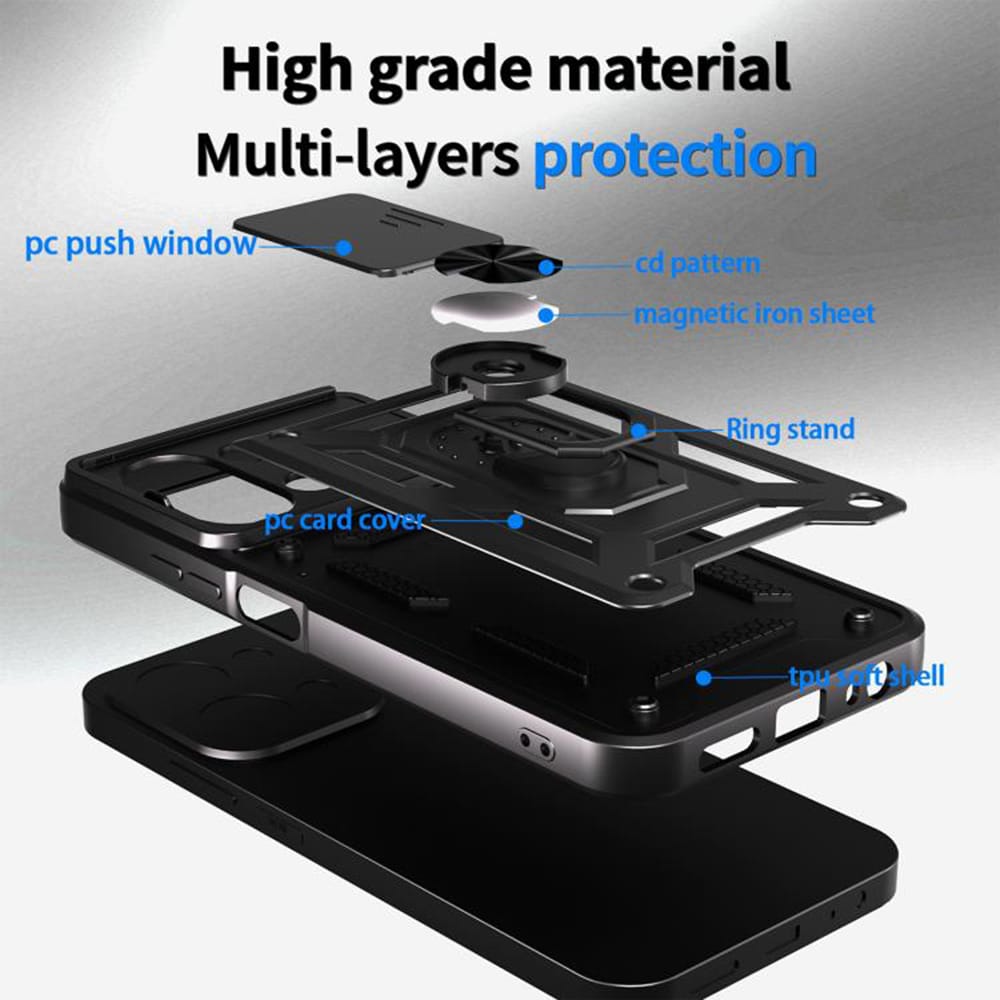 Techsuit CamShield Series - θήκη για Xiaomi Redmi 15C - Μαύρο - Image 2