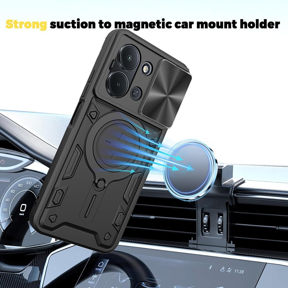 Techsuit CamGuard Pro - θήκη για Xiaomi Redmi 15C / 4G 5G - Μαύρο - Image 3