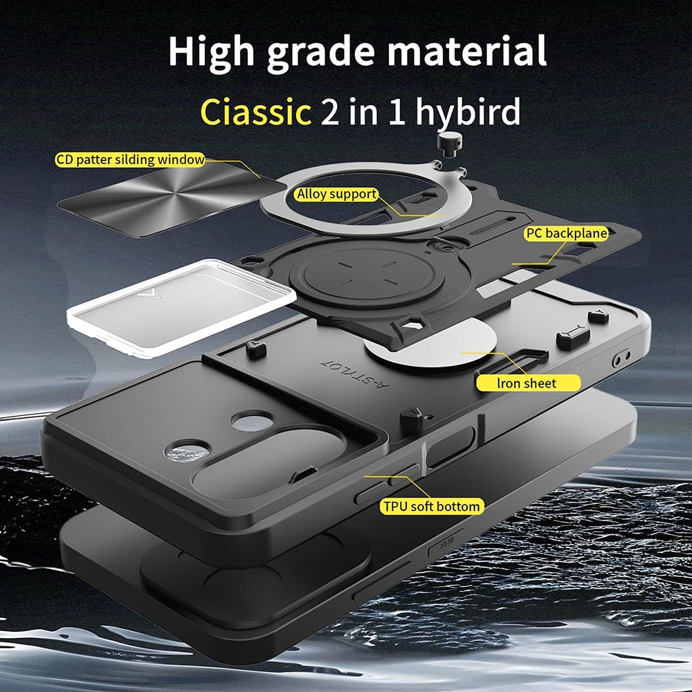 Techsuit CamGuard Pro - θήκη για Xiaomi Redmi 15C / 4G 5G - Μαύρο - Image 5