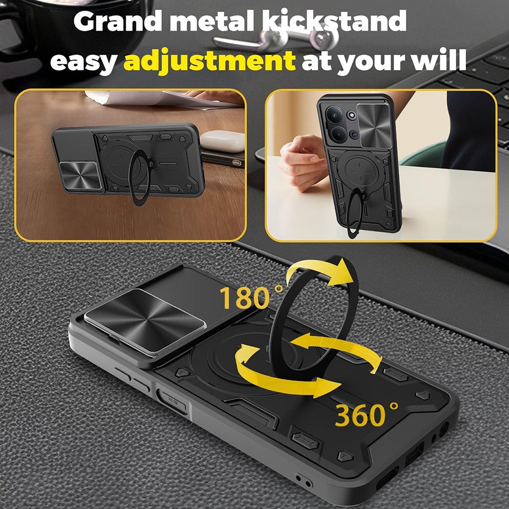 Techsuit CamGuard Pro - θήκη για Xiaomi Redmi 15C / 4G 5G - Μαύρο - Image 6