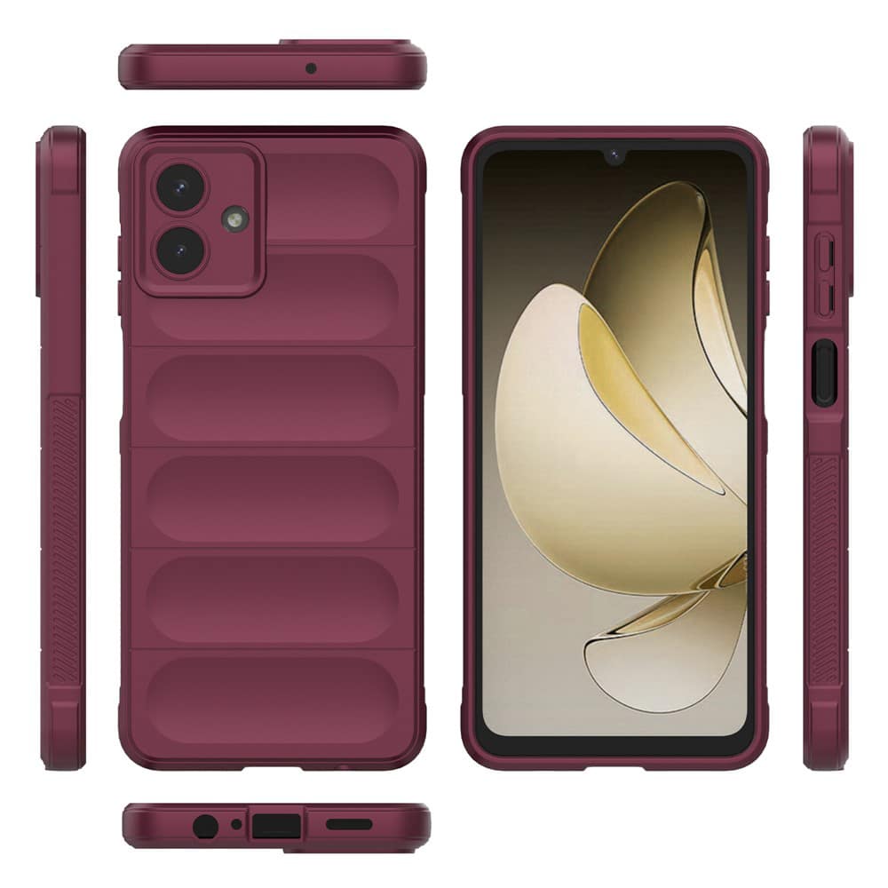 Techsuit Magic Shield - θήκη για Samsung Galaxy A07 4G - Μπορντό - Image 2