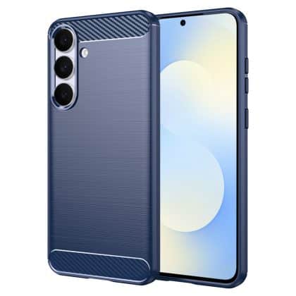 Techsuit Carbon Silicone - θήκη για Samsung Galaxy S25 FE - Μπλε